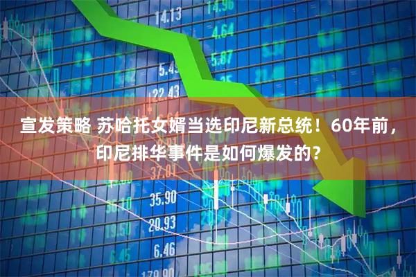 宣发策略 苏哈托女婿当选印尼新总统！60年前，印尼排华事件是如何爆发的？