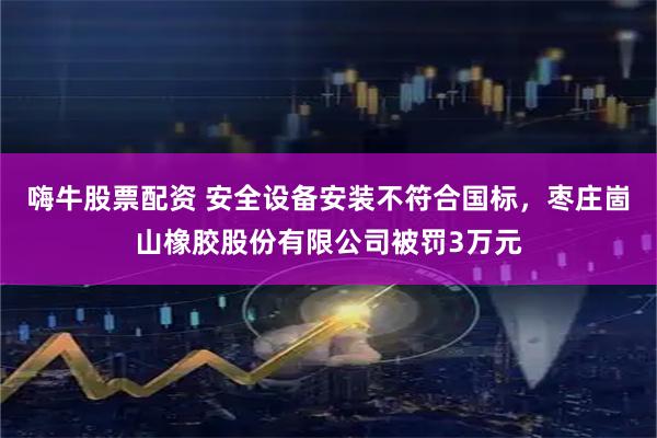 嗨牛股票配资 安全设备安装不符合国标，枣庄崮山橡胶股份有限公司被罚3万元